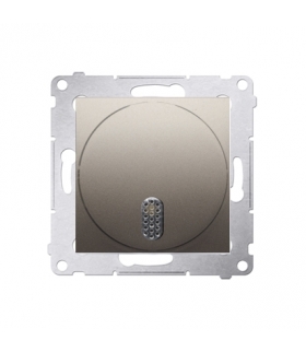 Dzwonek elektroniczny złoty mat, metalizowany DDS1.01/44