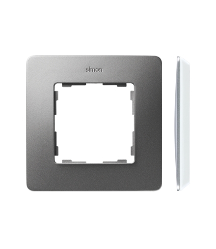 Ramka 1- krotna aluminium biały 8200610-093