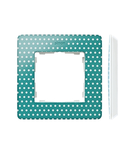 Ramka 1- krotna akwamaryn biały 8200610-212