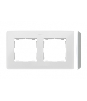 Ramka 2- krotna aluminium biały 8200620-230