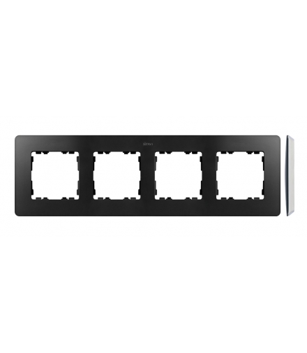 Ramka 4- krotna biały grafit 8200640-038