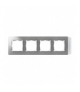Ramka 4- krotna aluminium biały 8200640-093
