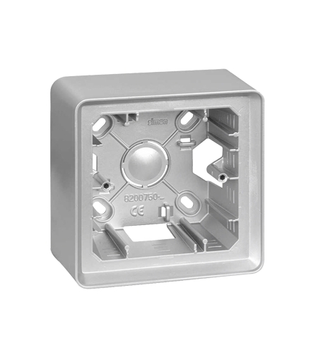 Puszka natynkowa 1-krotna aluminium 8200750-093