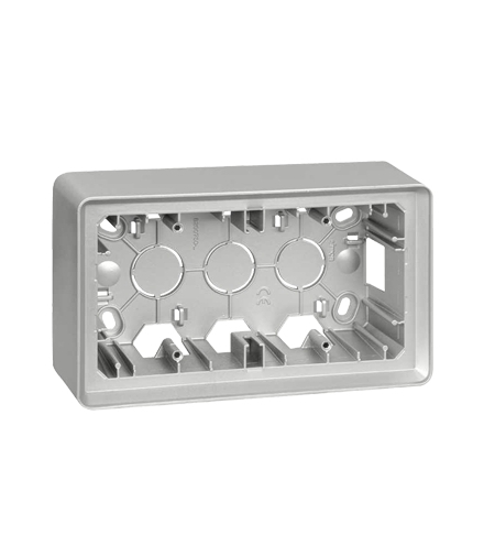 Puszka natynkowa 2-krotna aluminium 8200760-093