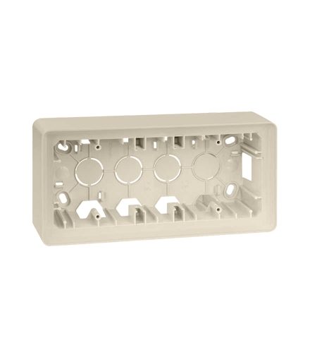 Puszka natynkowa 3-krotna kremowy 8200770-031