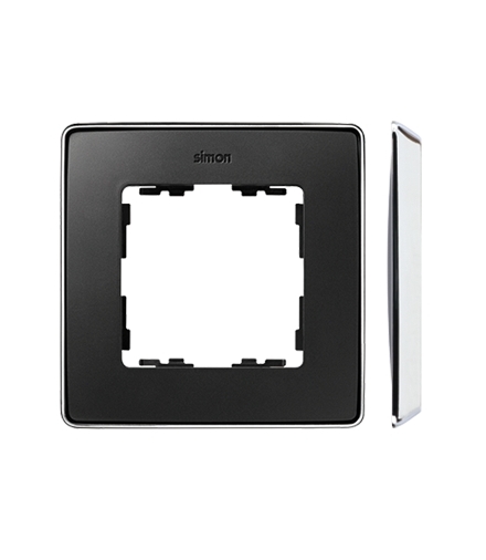 Ramka 1- krotna chrom grafit 8201610-241