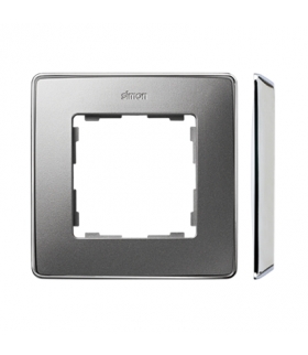 Ramka 1- krotna aluminium zimne chrom 8201610-093