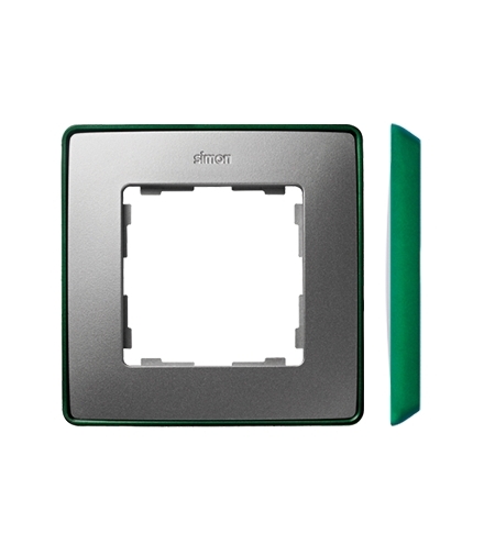 Ramka 1- krotna aluminium zimne zielony 8201610-253