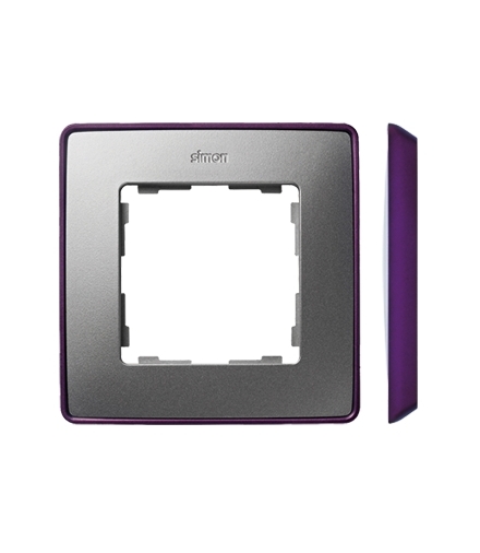 Ramka 1- krotna aluminium zimne fioletowy 8201610-254