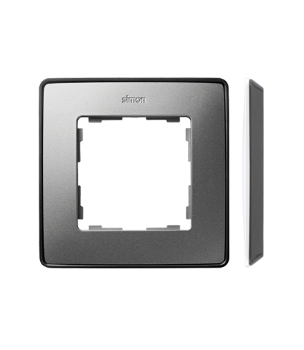 Ramka 1- krotna aluminium zimne grafit 8201610-293