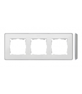 Ramka 3- krotna aluminium biały 8201630-243