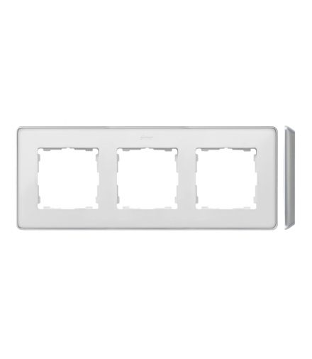 Ramka 3- krotna aluminium biały 8201630-243