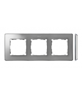 Ramka 3- krotna aluminium zimne chrom 8201630-093