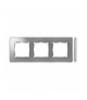 Ramka 3- krotna aluminium zimne chrom 8201630-093