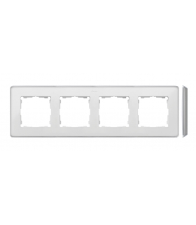 Ramka 4- krotna aluminium biały 8201640-243