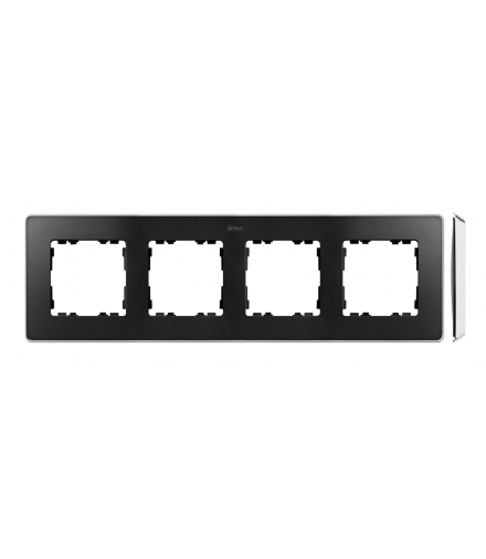 Ramka 4- krotna chrom grafit 8201640-241