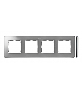 Ramka 4- krotna aluminium zimne chrom 8201640-093