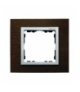 Ramka 1- krotna wenge / aluminium mat 82917-65