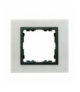 Ramka 1- krotna metalowa inox mat / grafit 82817-31
