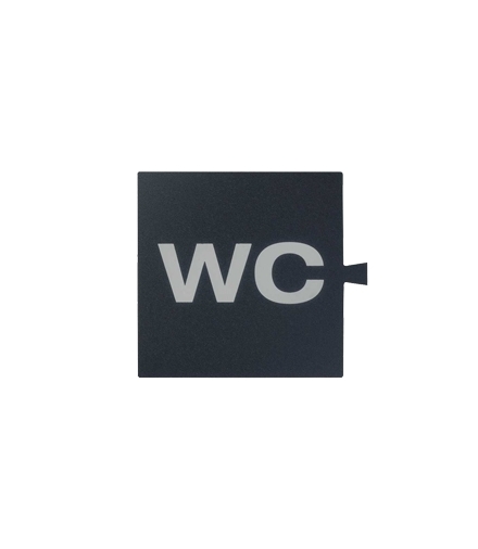 Filtr do klawisza świecącego tło grafit - piktogram WC 82962-32