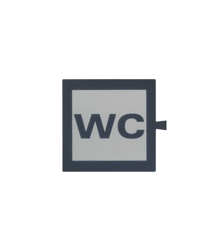 Filtr do klawisza świecącego tło białe - piktogram WC 82962-63