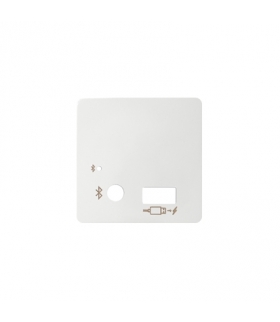 Pokrywa do odbiornika Bluetooth i ładowarki USB biały 8201085-030