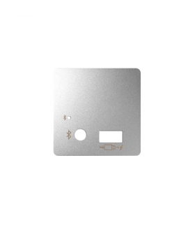 Pokrywa do odbiornika Bluetooth i ładowarki USB aluminium 8201085-093