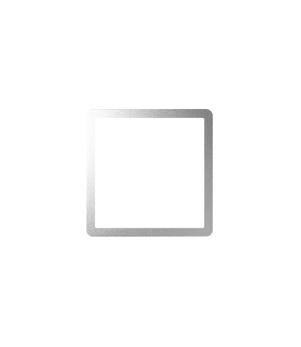 Ramka osprzętowa aluminium 82088-93