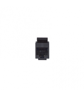 Wkład gniazda komputerowego RJ45 kat.5e, nieekranowany (UTP) czarny 75540-39