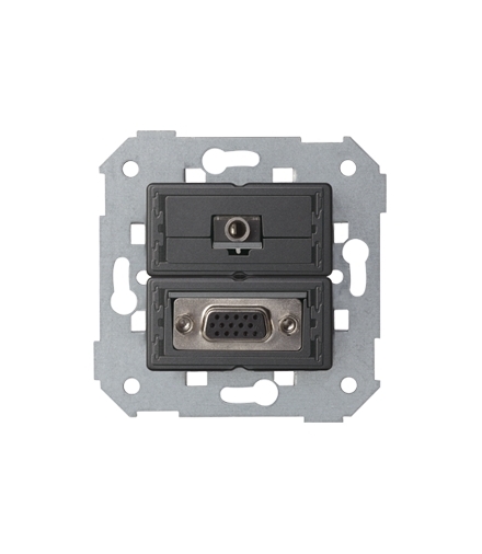 Gniazdo VGA żeńskie + mini jack 7500091-039