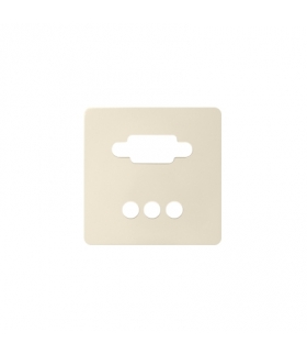 Pokrywa do gniazda VGA żeńskiego + 3 RCA kremowy 8200092-031