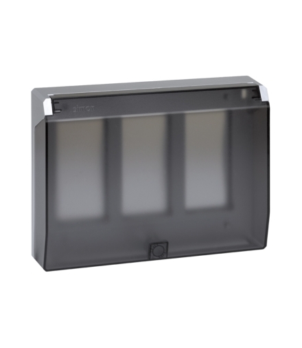 Ramka obudowy z pokrywą SIMON 500 3×S500 6×K45 aluminium 51040103-033