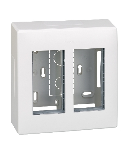 Obudowa natynkowa SIMON 500 2×S500 4×K45 czysta biel 51000002-030