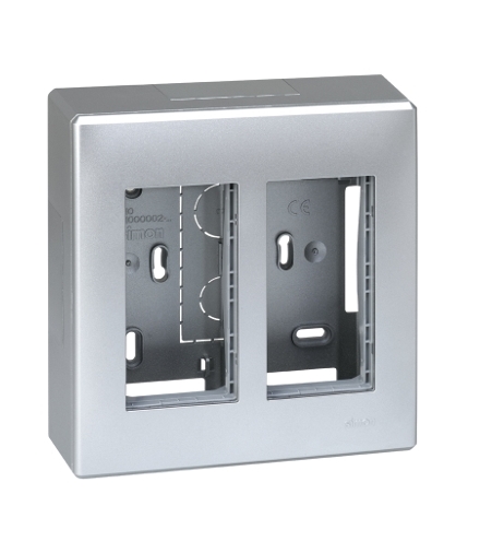 Obudowa natynkowa SIMON 500 2×S500 4×K45 aluminium 51000002-033