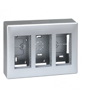 Obudowa natynkowa SIMON 500 3×S500 6×K45 aluminium 51000003-033