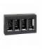 Obudowa natynkowa SIMON 500 4×S500 8×K45 szary grafit 51000004-038