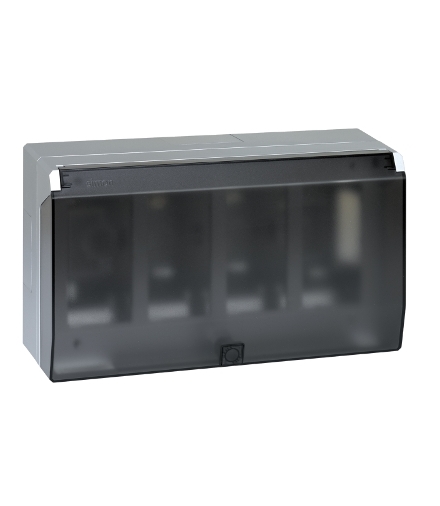 Obudowa natynkowa z pokrywą SIMON 500 4×S500 8×K45 aluminium 51040004-033