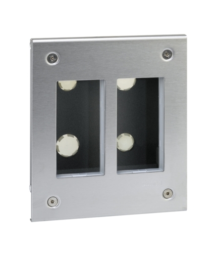 Obudowa podtynkowa METAL SIMON 500 2×S500 4×K45 51000112-036