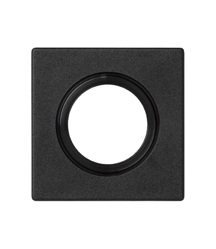 Plakietka przyłączeniowa K45 rurka Ø22 lub dławica Ø29 45×45mm szary grafit K19/14