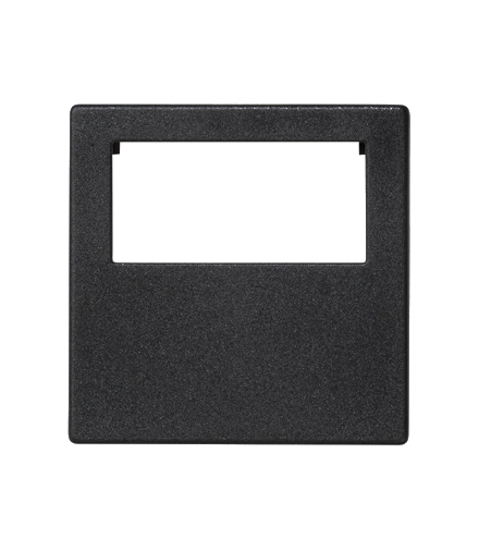 Plakietka przyłączeniowa K45 do złącza GESIS® pojedyncza 45×45mm szary grafit K18/14