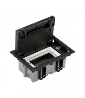 Puszka podłogowa SF prostokątna 2×K45 1×S500 70mm÷105mm szary grafit 52050001-038