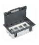 Puszka podłogowa SF prostokątna 8×K45 4×S500 93mm÷128mm szary 52050104-035
