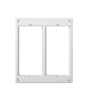 Ramka osprzętowa CIMA 2×CIMA (element zapasowy) czysta biel SM202/9