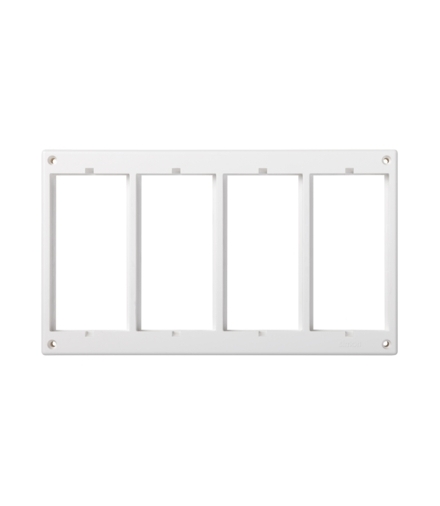 Ramka osprzętowa CIMA 4×CIMA (element zapasowy) czysta biel SM402/9