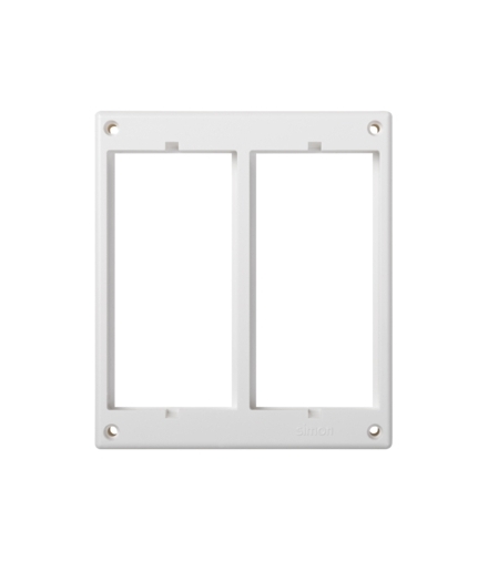 Ramka osprzętowa SIMON 500 2×S500 (element zapasowy) czysta biel 52051802-030