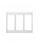 Ramka osprzętowa SIMON 500 3×S500 (element zapasowy) czysta biel 52051803-030