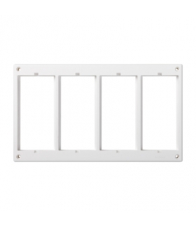 Ramka osprzętowa SIMON 500 4×S500 (element zapasowy) czysta biel 52051804-030