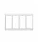 Ramka osprzętowa SIMON 500 4×S500 (element zapasowy) czysta biel 52051804-030