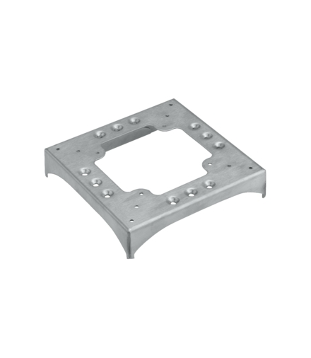 Podstawa DCS ALU 2 nacięcia 85×18 i 2 wycięcia 130×18 90º stal nierdzewna KTA8229/8