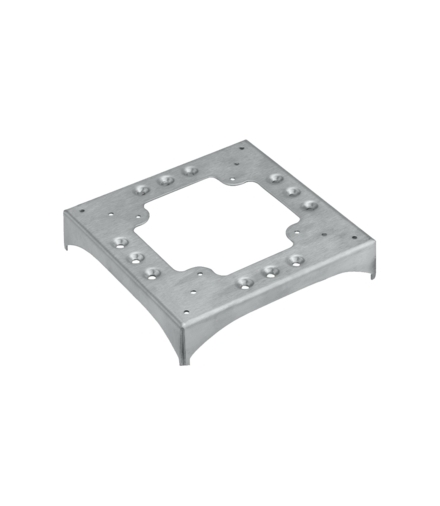 Podstawa DCS ALU 1 nacięcie 85×18 i 3 wycięcia 130×18 stal nierdzewna KTA831/8